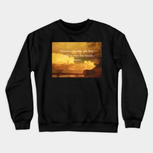 Thoreau Quote Crewneck Sweatshirt